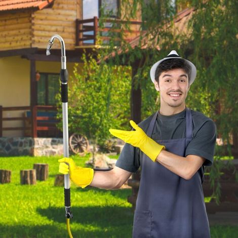 Lance télescopique pour pulvérisateur - nettoyage gouttière (1/3)