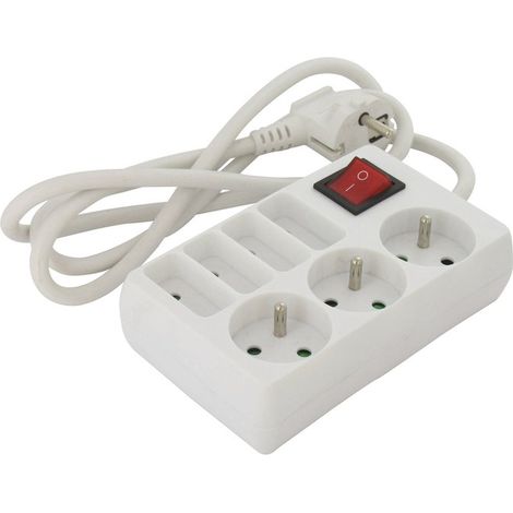 MULTIPRISES 5X 2P+T+4+INTER DHOME (1/4)