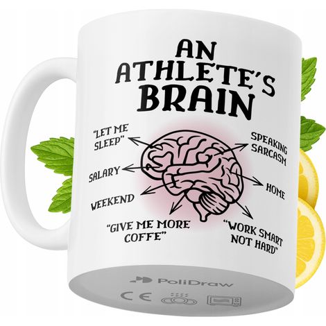 Lustiger Becher für Sportler – ideal für Kaffee und Tee. Witziges Design mit witzigem Spruch. Perfekt für Geburtstage, Namenstage, Feiertage und besondere Anlässe. Hochwertiger Becher für Zuhause, Bür (1/5)