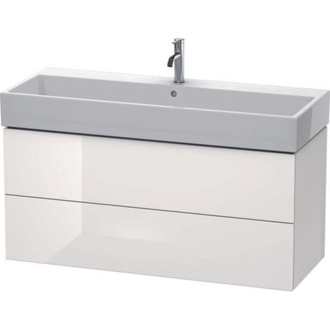 Duravit L-Cube bâti-support lavabo suspendu, 2 tiroirs, (1/5)