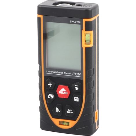 Lors de votre commande du télémètre laser portatif de la série M, veuillez préciser qu'un manuel d'instructions en anglais est inclus et que les piles ne sont pas fournies. (1/4)