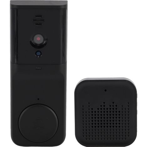 Sonnette vidéo sans fil avec communication bidirectionnelle, application de stockage cloud, détection de mouvement, capteur infrarouge, grand angle 130°, étanche IP65, caméra HD pour la maison (1/5)