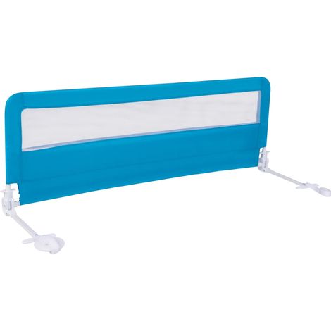 Toddlers Bed Rail Guard 150CM Foldable Baby Bed Rail-Blue (1/5)