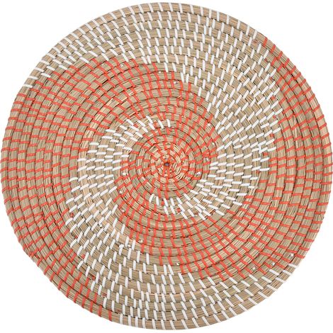 Panier mural en rotin naturel, déco rustique élégante pour salon, chambre, salle de bain, cadeau