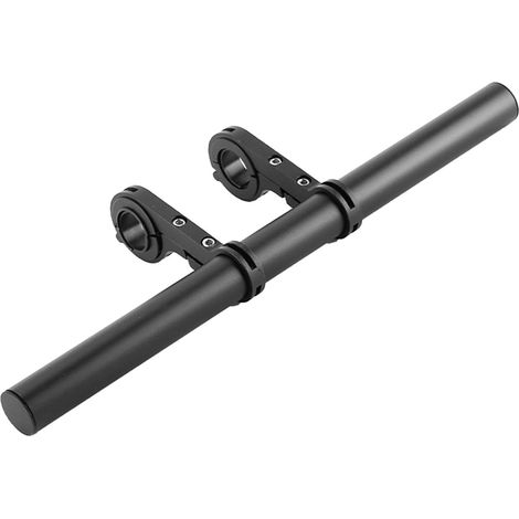 Rallonge de guidon de vélo à double fixation, en alliage d'aluminium, réglable, pour transporter des valises (1/4)
