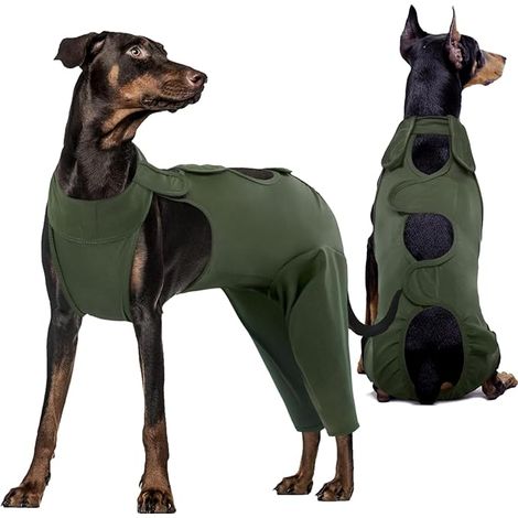 Dog recovery suit after surgery, dog suit after surgery with legs, alternative to collar, dog recovery suit (1/2)