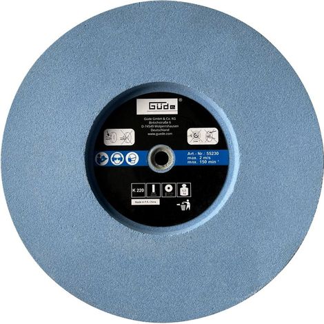 Güde Schleifscheibe Schleifpapier K 220 250x50x12mm