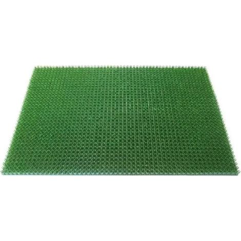 Idmat Gazongrat alfombra rascadora imitación césped verde 40x60 cm