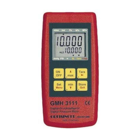 Manometro Greisinger GMH 3111 Pressione dell'aria 0.0025 - 1000 bar (1/2)