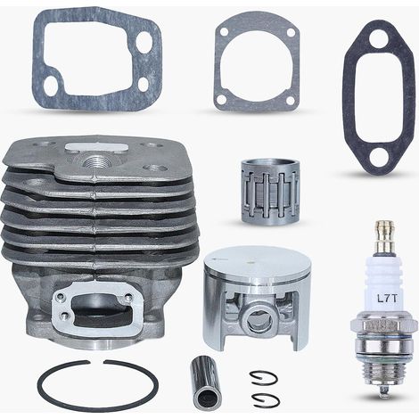 Piston de cylindre de 52 mm avec kit de roulements à aiguilles pour bougie et joints d'admission pour Husqvarna 268 272 272XP 268XP 61 268K (1/5)
