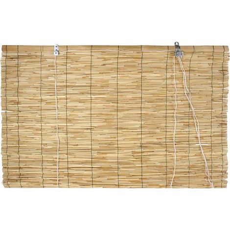 TAPPARELLA IN ARELLE BAMBU' CON CARRUCOLA cm 90 x 180 - LIF