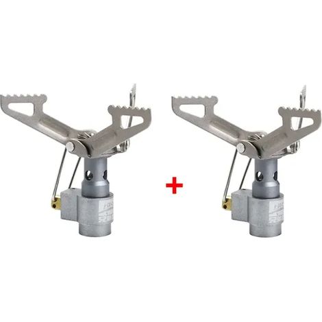 Réchaud à gaz portable ultra-léger en alliage de titane BRS pour extérieur, idéal pour les pique-niques et le camping. Brûleur de cuisson portable. (1/4)