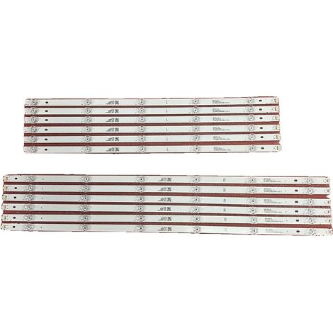 LED-Hintergrundbeleuchtungsstreifen, 1147 mm Länge, 11 LEDs (3V), kompatibel mit mehreren TV-Modellen, Aluminium-Material, anpassbar (1/5)