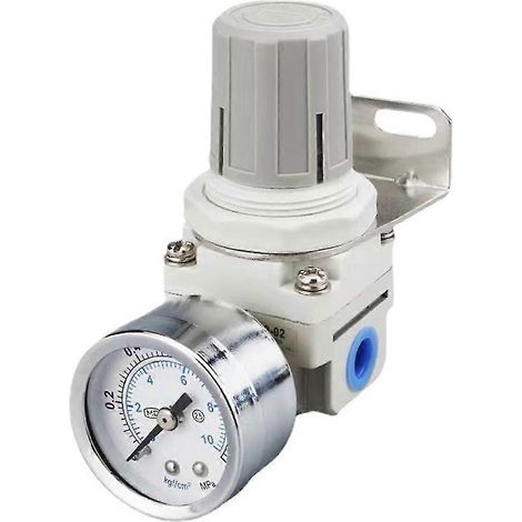 Régulateur de pression d'air 1/4" NPT, régulateur d'air pour compresseur AR2000-02, manomètre pour système de séchage d'air (1/5)