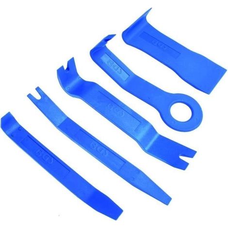 Outils de Dépose Clips - Noname - 5 Pièces - Plastique Haut de Gamme - Longueur 160-200 mm - Démontage Facile