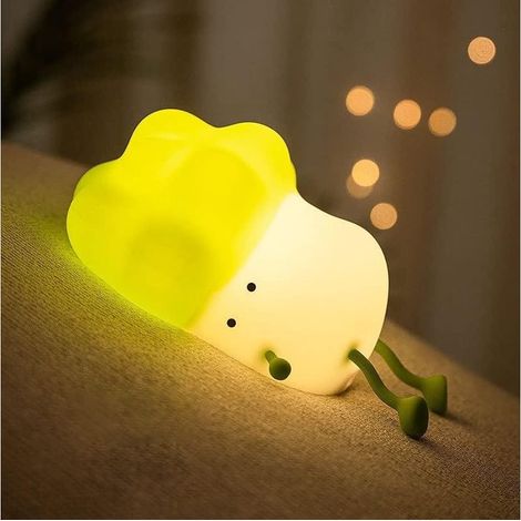 LED-Nachtlicht für Babys mit Hutsensor, wiederaufladbar, 3 Helligkeitsstufen, 30-Minuten-Timer, ideal für das Babyzimmer. (1/5)
