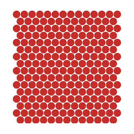 Mosaïque pâte de verre UNICOLOR ROND Ø2.3cm couleur : 176 Anti-dérapant Classe 3 boite de 2 m2 - voir nuancier, beaucoup de couleurs sont disponibles
