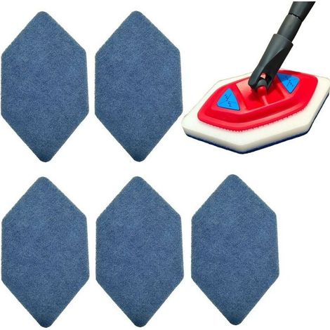 5er-Pack Vileda Bath Magic kompatible Pads – Ersatzköpfe für Duschmopps, waschbare Mikrofaser-Reinigungspads fürs Badezimmer (1/4)