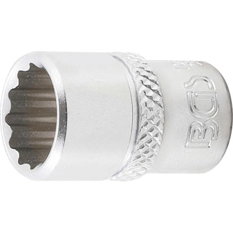 BGS Steckschlüssel-Einsatz Zwölfkant Antrieb Innenvierkant 6,3 mm (1/4") SW 7/16" - 10878