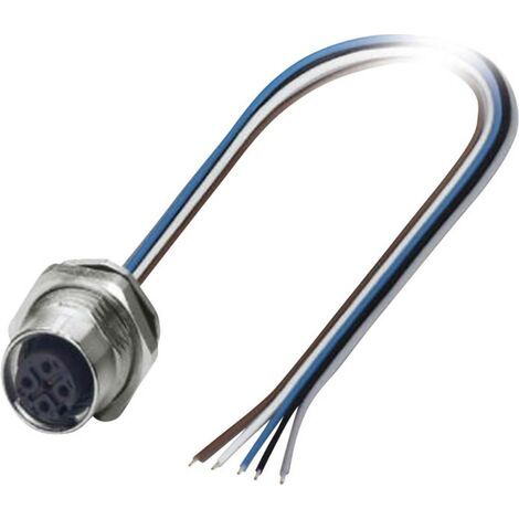 Câble d'actionneur Phoenix Contact 5 conducteurs , M12 Femelle, 500mm ( Prix pour 1 ) (1/4)
