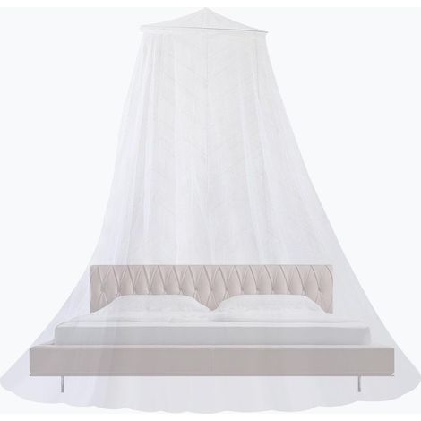 Moustiquaire Lit Grande pour Lit Bébé, moustiquaire pour intérieur ou extérieur, Adapté pour Lit Bébé,Blanc