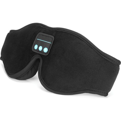 Masque de sommeil musical avec écouteurs 3D Bluetooth sans fil pour dormir, voyage en avion et méditation (1/5)
