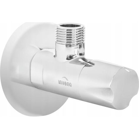 Válvula angular Invena ZW 49 020 C cromada 1 2 x 3 4 (1/2)