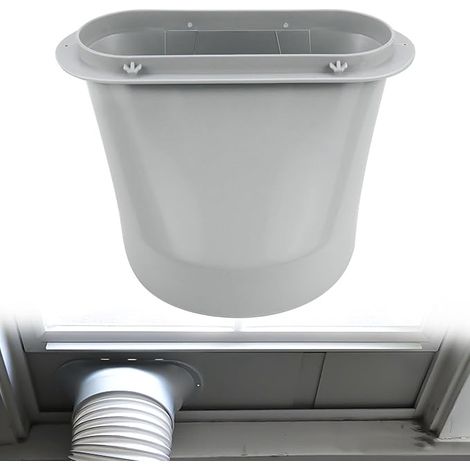 Adaptateur de tuyau de climatisation pour fenêtre de 150 mm, adaptateur de tuyau d'évacuation pour fenêtre de climatisation (1/4)