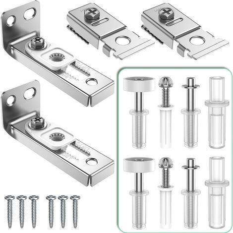 Kit de réparation de quincaillerie pour portes pliantes (lot de 2) – Kit pour portes de placard coulissantes et pliantes (rail de 7/8 po à 1 po) incluant des pièces de rechange. (1/5)
