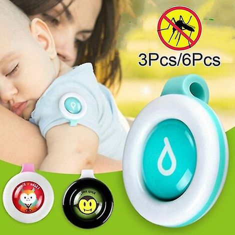 CREA 6pcs/3pcs Insect Repellent Badge Button Maternity Mosquito Repellent Clip-size3pcs