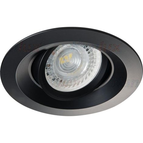 Kanlux COLIE DTO-B faretto incasso nero GU10 orientabile