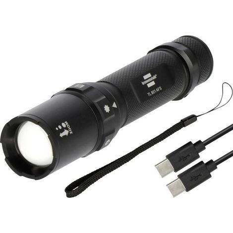 Brennenstuhl LuxPremium LED Lampe de poche via USB 800 lm 42 h 0.26 kg (1/4)