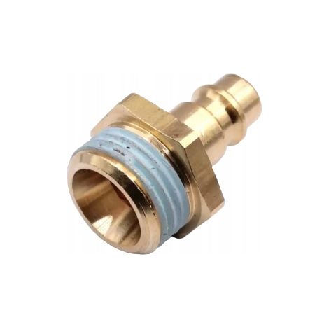 Conector rápido Rectus con rosca externa 1/2", ideal para mangueras y tuberías, conexión rápida, segura y eficiente, diseño robusto, fácil de instalar, alta calidad y durabilidad. (1/2)