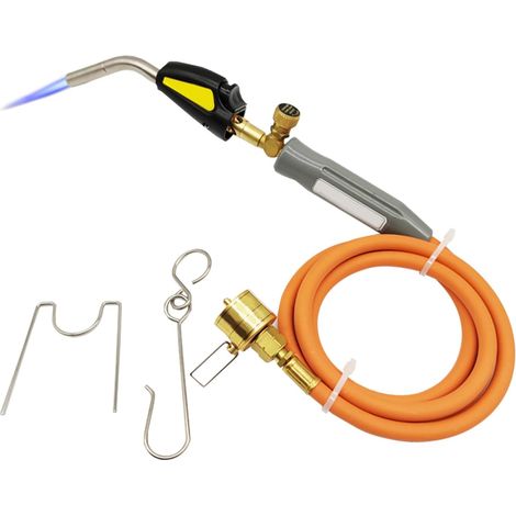Torche à Gaz, Torche au Propane avec tube de 1,5 m et Soupape de Flamme Réglable Déclencheur Automatique et Contrôle de la Flamme Réglable Interface (1/5)