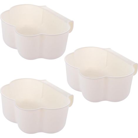 Lot de 3 bacs de récupération pour déchets de Cuisine à Suspendre - Organiseur de Table à Langer - Accessoires pour Le Rangement des déchets ménagers (1/5)