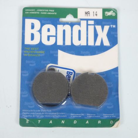 Plaquette de frein Bendix pour moto Kawasaki 1000 Z 1977 à 1980 (1/2)