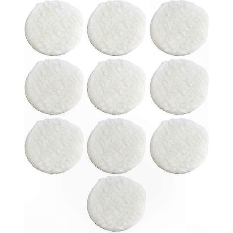 Set mit 10 Wollpolierscheiben (5 Zoll) für die Lackpflege und Politur von Fahrzeugen (1/5)