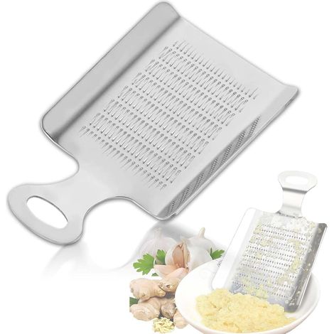 Râpe à gingembre et ail wasabi presse en épices fine pour froma 2PCS Acier inoxydable Acier (1/5)
