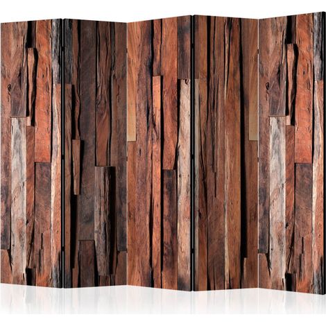 Paravent 5 Volets "Honey Boards" 172x225cm (1/2)