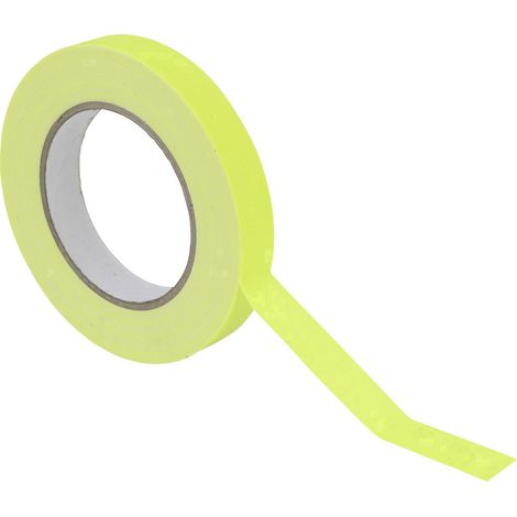 Klebeband Neongelb (L x B) 25 m x 0.019 m (1/2)