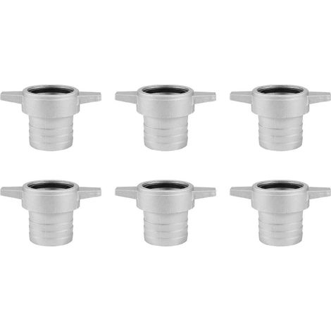 6 raccords pour pompes à eau, tuyau en aluminium de 2 pouces, clé de raccordement avec joint en caoutchouc, connecteur de pompe Pi (1/5)