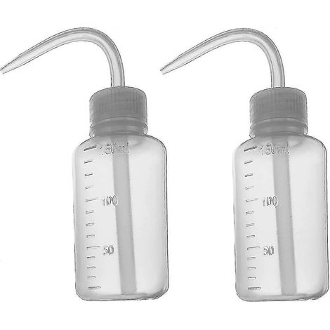 Flacon souple à col étroit de 150 ml (5 oz) pour le lavage, fabriqué en plastique de qualité médicale avec une conception de sécurité anti-fuite. (1/5)