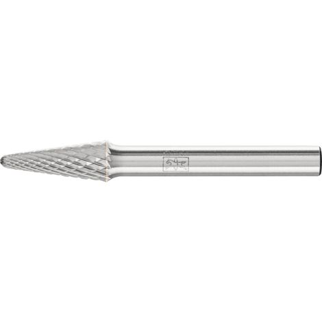 PFERD TOOLS Hartmetall Frässtift Rundkegel KEL Ø 08x20mm Schaft-Ø 6 mm Z4 universal mittel fein (1/4)