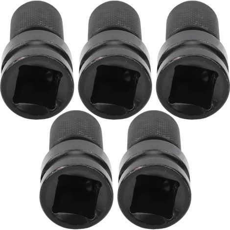 Adaptateur douille clé à choc 5 pièces, carré 1/2 vers hexagonale 1/4, convertisseur télescopique pour visseuse électrique (1/5)