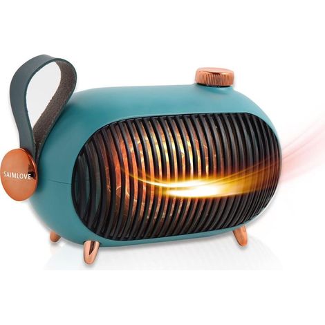 Heating auxiliary portable, mini heating electric auxiliary, ceramic PTC to heating fast with protection anti-tip and against the overheating (1/5)