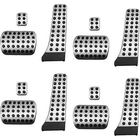 Juego de 4 fundas para pedales de acelerador y freno para Mercedes Benz Clase CES GLK SLK CLS W203 LHD (1/5)