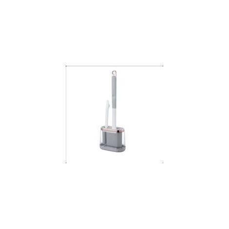 Brosse WC Brosses et supports de toilette Accessoire de salle de bain idéal pour caravane et camping car Laisse le sol de la salle de bain transparent pour le