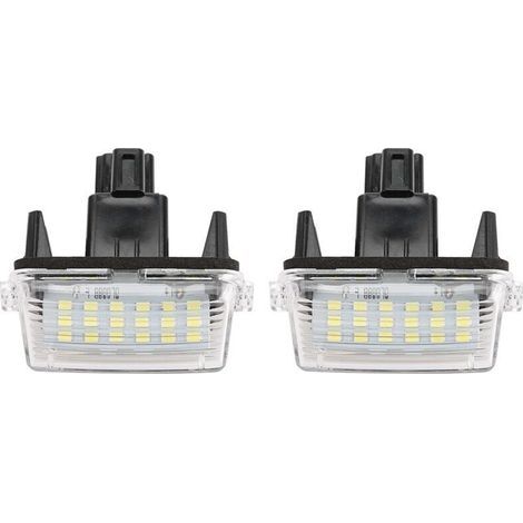 Éclairage de Plaque D'immatriculation 18 LED SMD pour 2014, Fabrication Professionnelle, Haute luminosité, Installation Facile, fabriqué en Matériau PC, Convient pour. (1/4)