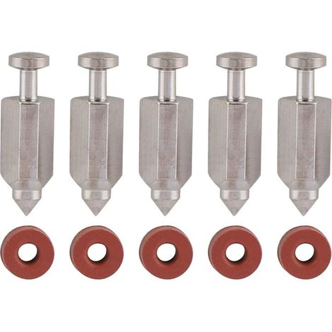 CSPARKV Carburetor Repair Needle, 5Pcs Carburetor Needle Seat Gasket Repair Kit for Briggs & Stratton 398188 Lawn Mower Accessories Carburetor Needle