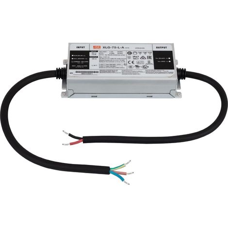 Driver MEAN WELL IP67 100-240V Salida 53-107V 700-1050mA 75W XLG-75-L-A 75 W (1/2)